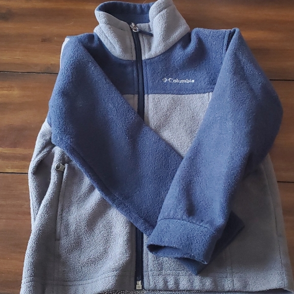 Boys Columbia Two Toned Fleece Jacket - Picture 2 of 2